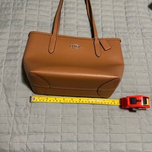 Coach Brown Leather Tote Bag